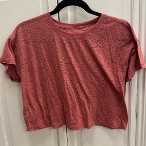 Lululemon cates cropped shirt size 6